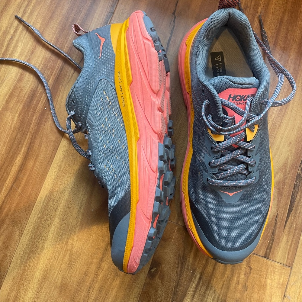 Hokas brand new. Worn once but are too big. Size 7